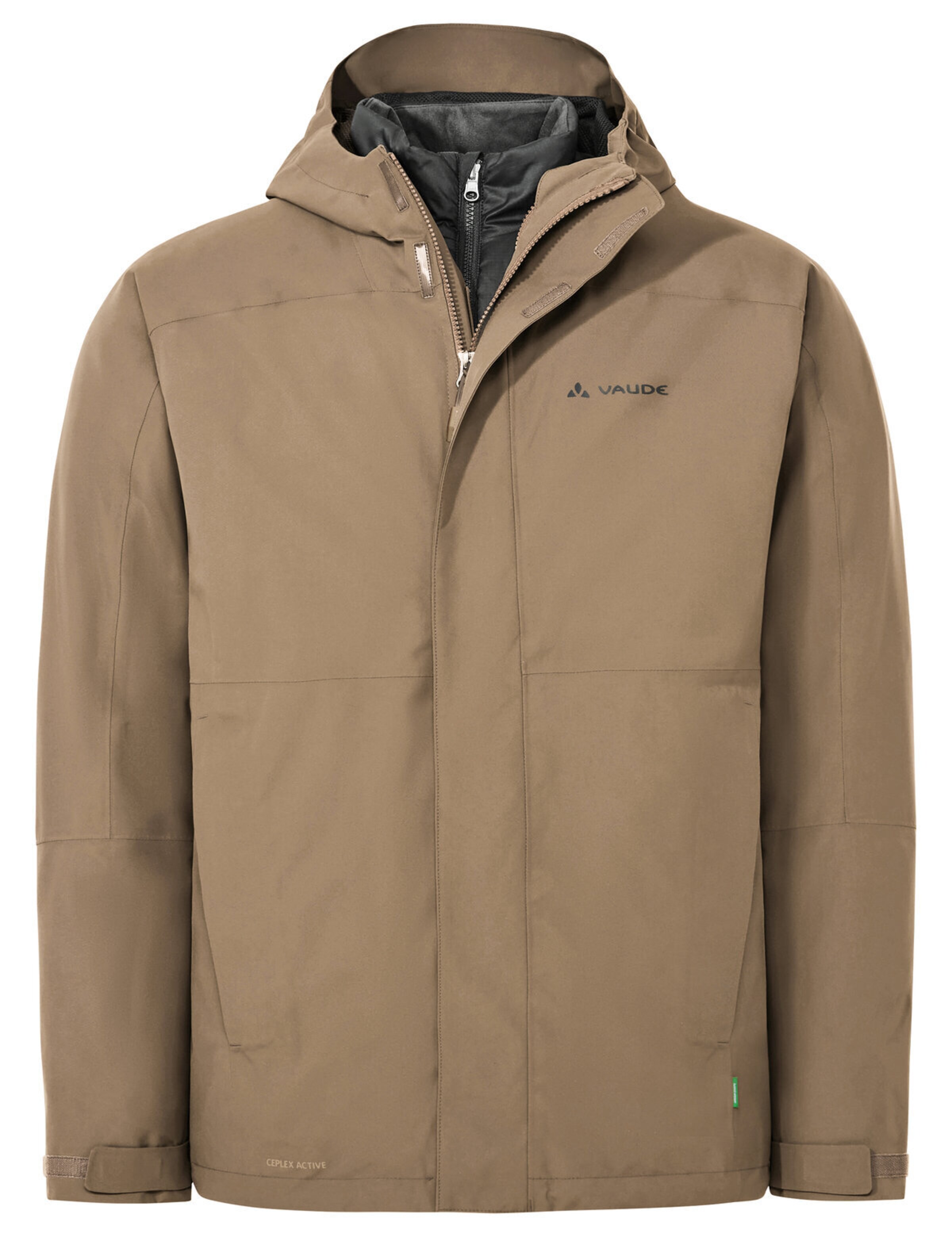 VAUDE Outdoorjas 'Neyland' in Beige: voorkant