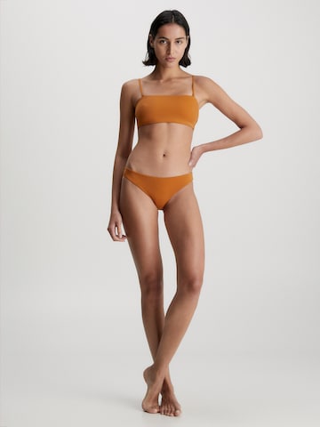 Calvin Klein Swimwear Bandeau Bikinitop in Orange