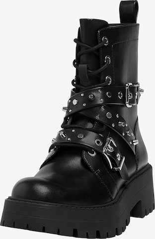Pull&Bear Booties in Black: front