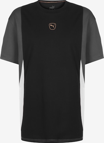 PUMA Λειτουργικό μπλουζάκι 'King' σε μαύρο: μπροστά