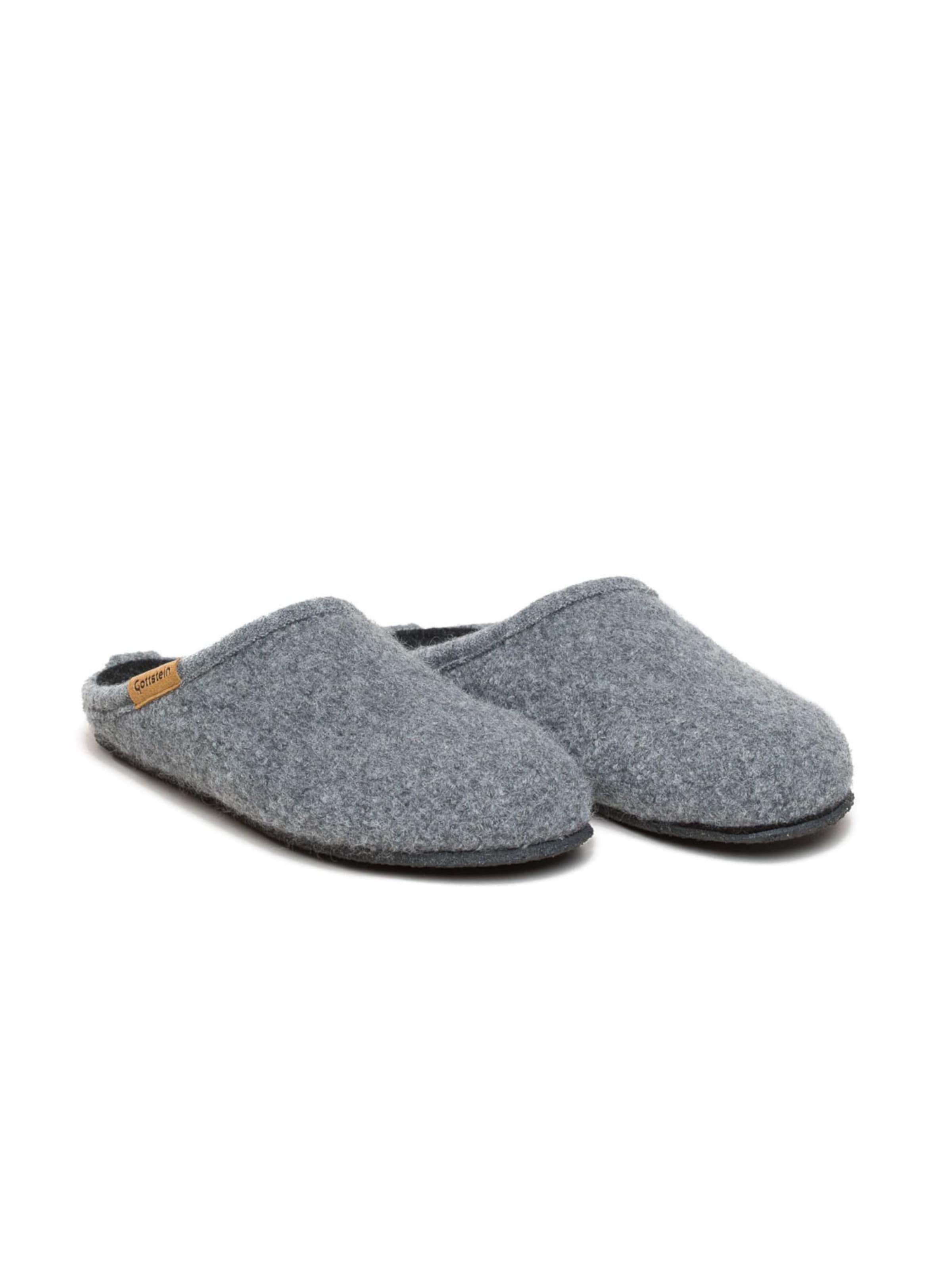 Gottstein Hausschuh 'Walkpantoffel ALP- COMFORT-FE'‌‌‌‌‌‌ in Grau