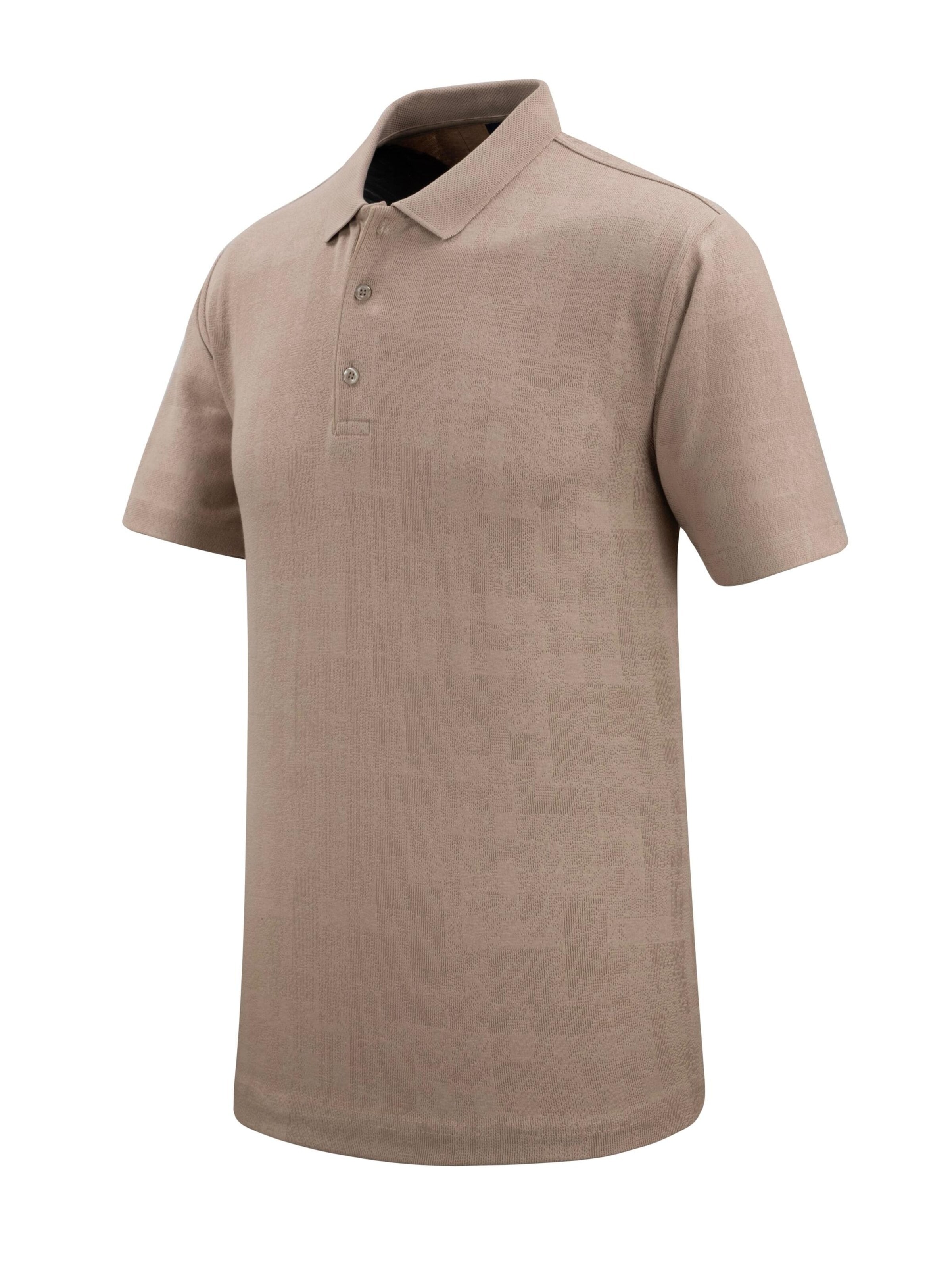 Cizgi Triko Shirt‌‌‌‌ in Beige