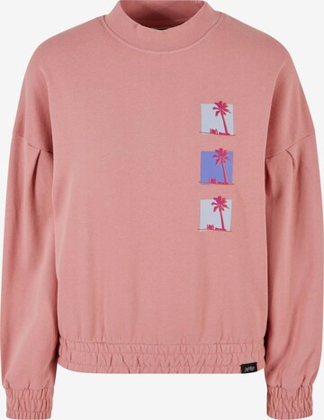 Sweat-shirt Just Rhyse en rose : devant