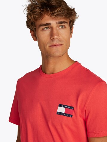 Tommy Jeans Koszulka 'ESSENTIAL' w kolorze pomarańczowy