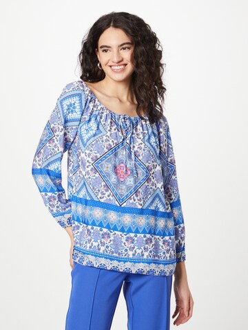 Hailys Blouse 'Lyra' in Blauw: voorkant