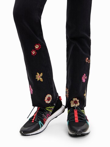 Desigual Flared Jeans in Schwarz