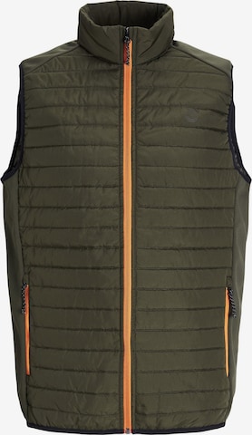 Gilet di JACK & JONES in verde: frontale