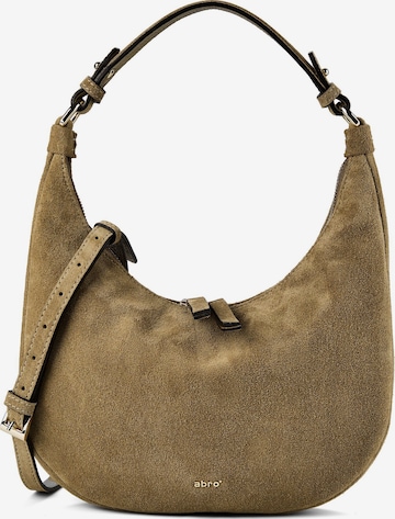 Borsa a spalla 'Nana' di ABRO in verde: frontale