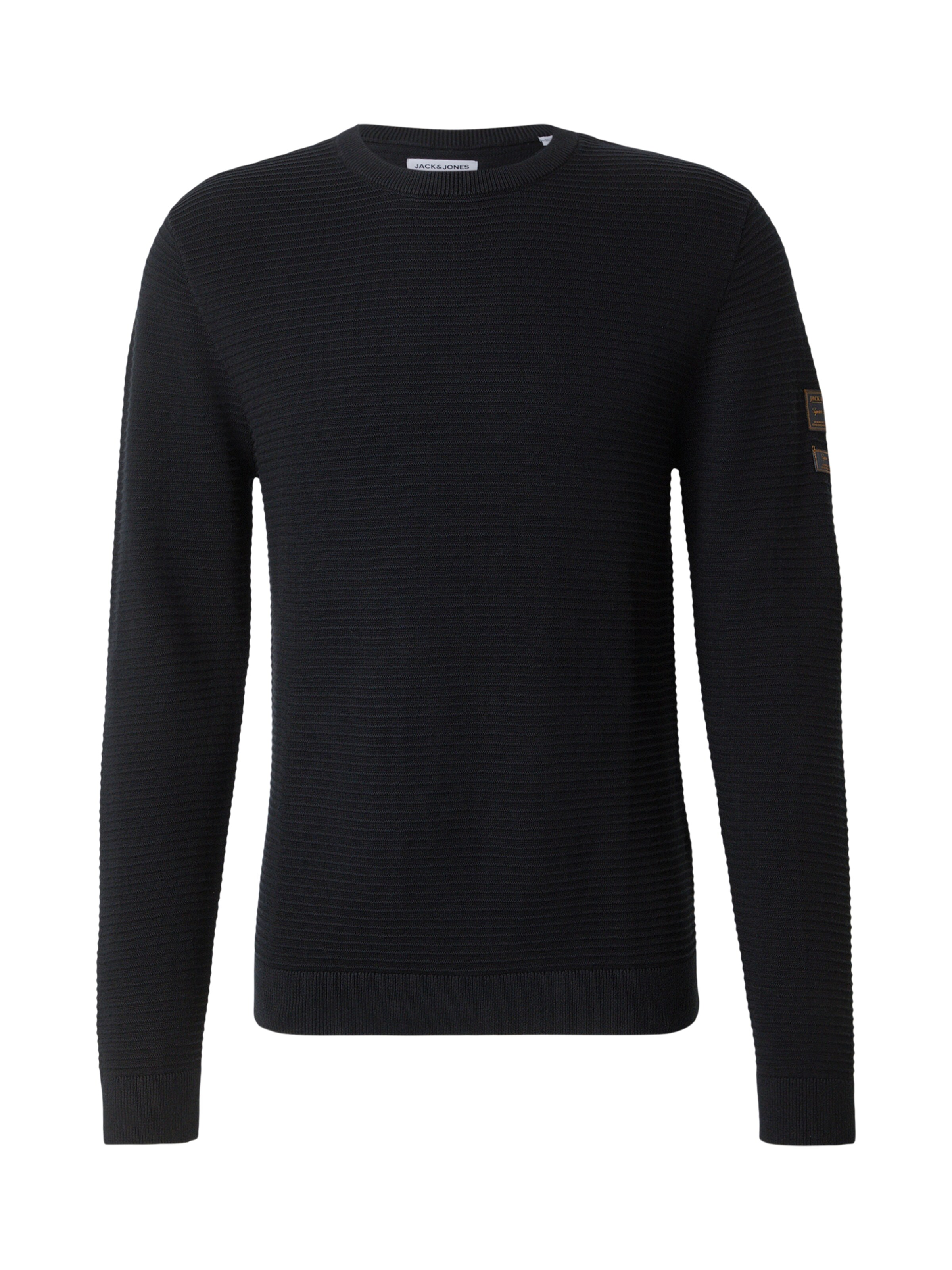 JACK & JONES Pulover 'JJDAYTONA' | črna barva, Prikaz izdelka