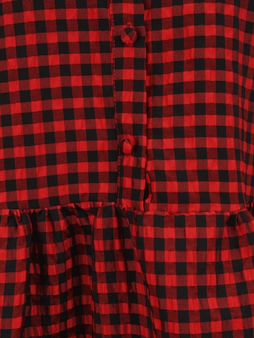 River Island Petite Košilové šaty – červená