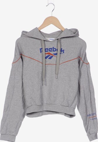 Reebok Sweatshirt & Zip-Up Hoodie in M in Grey: front