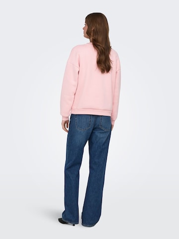 ONLY Sweatshirt 'ONLHOLLY' i pink