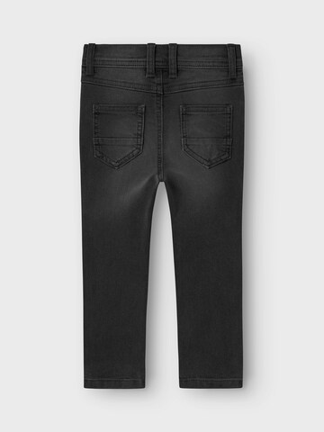 NAME IT - Slimfit Calças de ganga 'NMMSilas' em cinzento