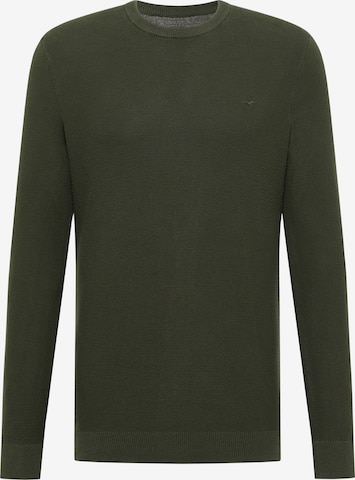 MUSTANG Sweater 'Elliot' in Green: front