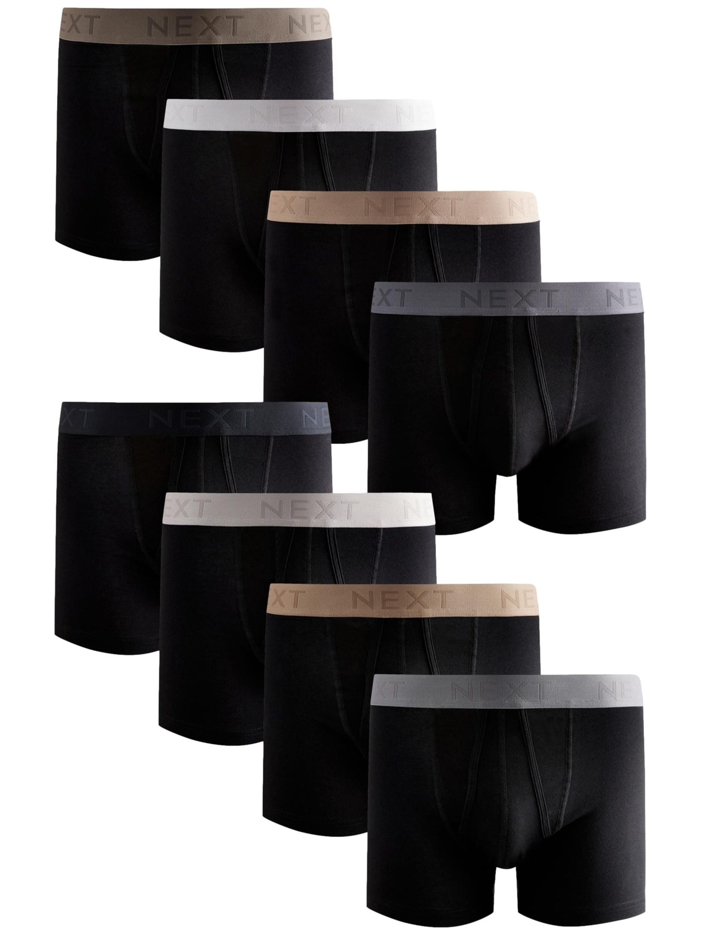 Next Boxer shorts in Black: front