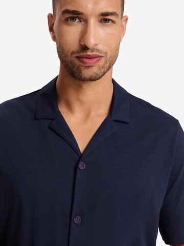 Hanro Regular fit Overhemd 'Night & Day' in Blauw