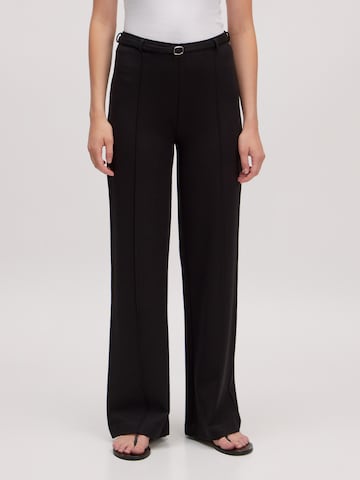 EDITED Flared Pants 'Xiara' in Black: front