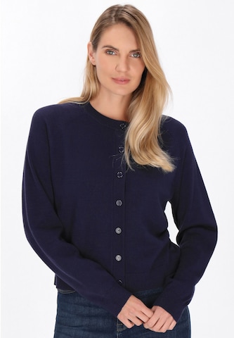 usha BLUE LABEL Knit cardigan in Blue: front