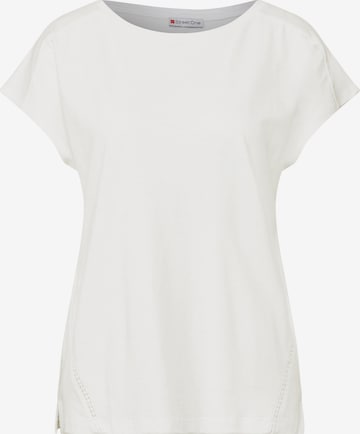 STREET ONE T-Shirt in Weiß: Vorderseite