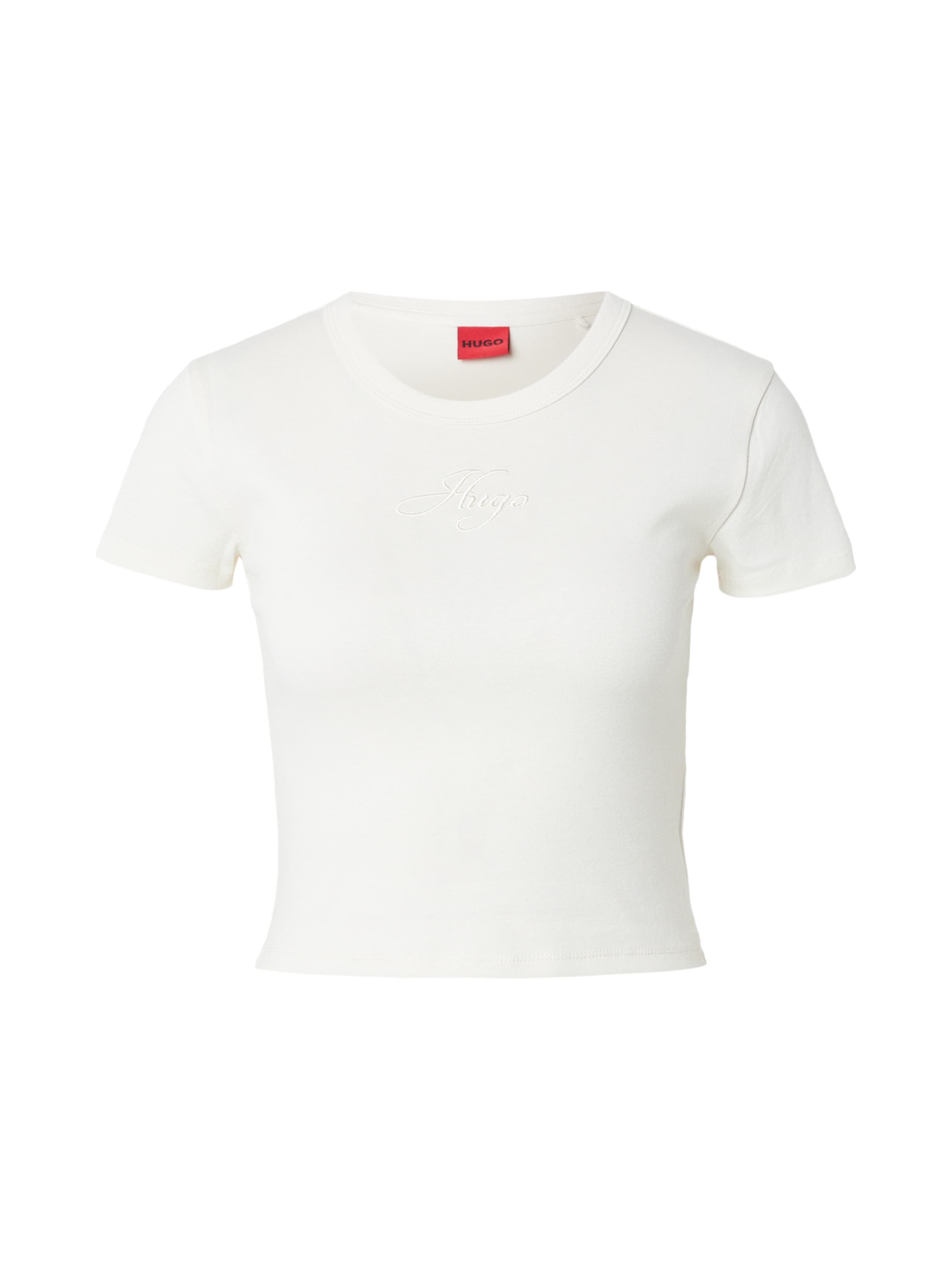 Maglietta 'Delanor' di HUGO in bianco: frontale