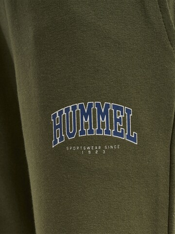 Effilé Pantalon Hummel en vert