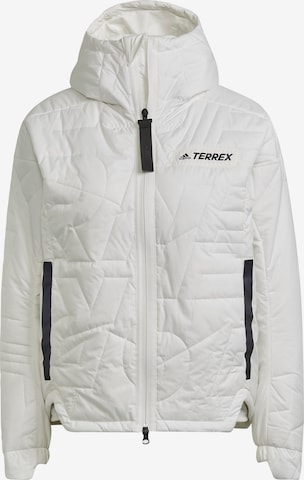 Veste outdoor 'Myshelter' ADIDAS TERREX en blanc : devant