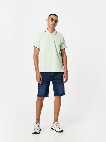 BLEND Poloshirt in Grün