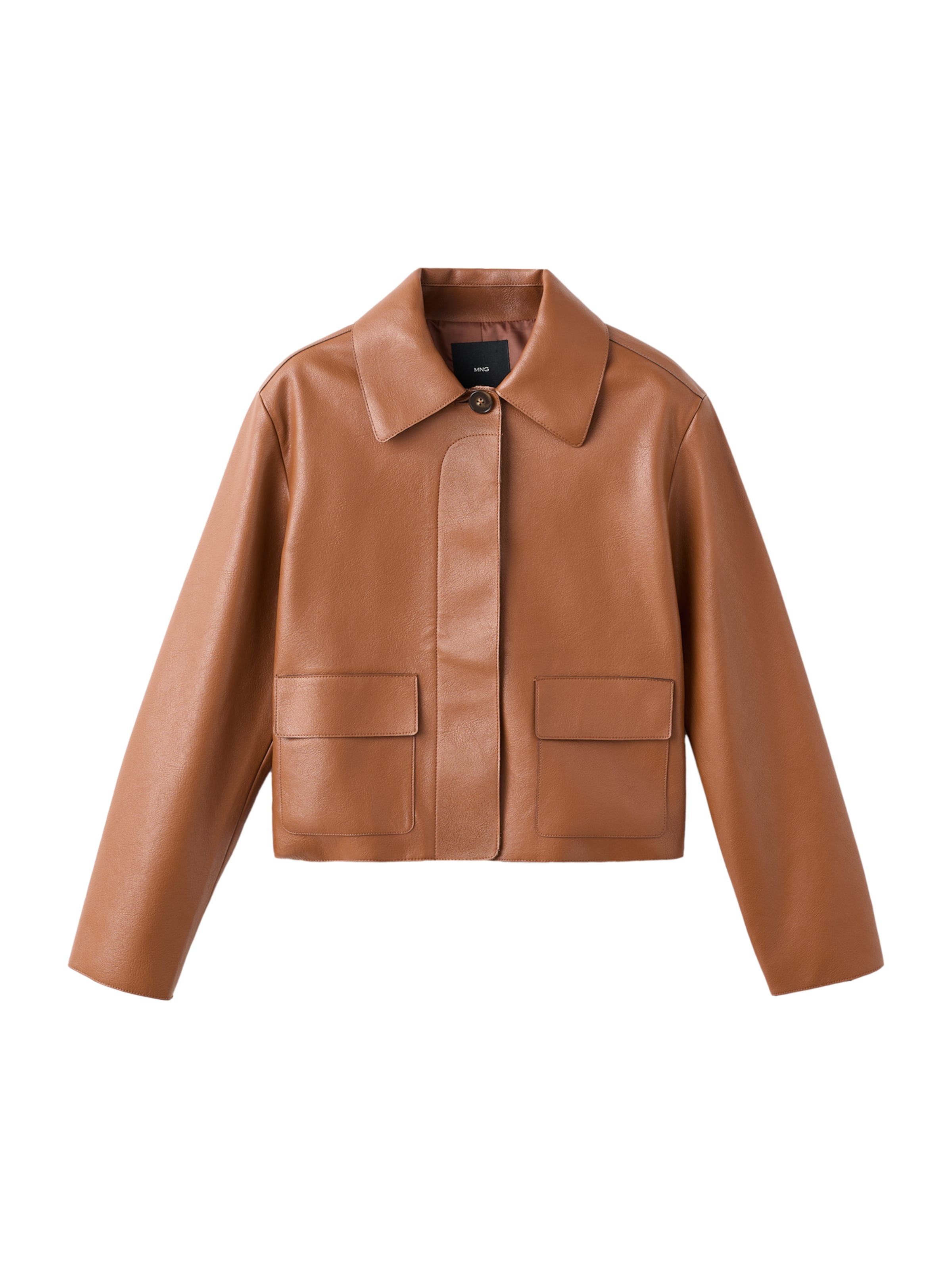 MANGO Jacke 'Sabina' in Braun: Vorderseite