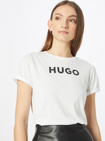 HUGO Red T-Shirt in Weiß: predná strana