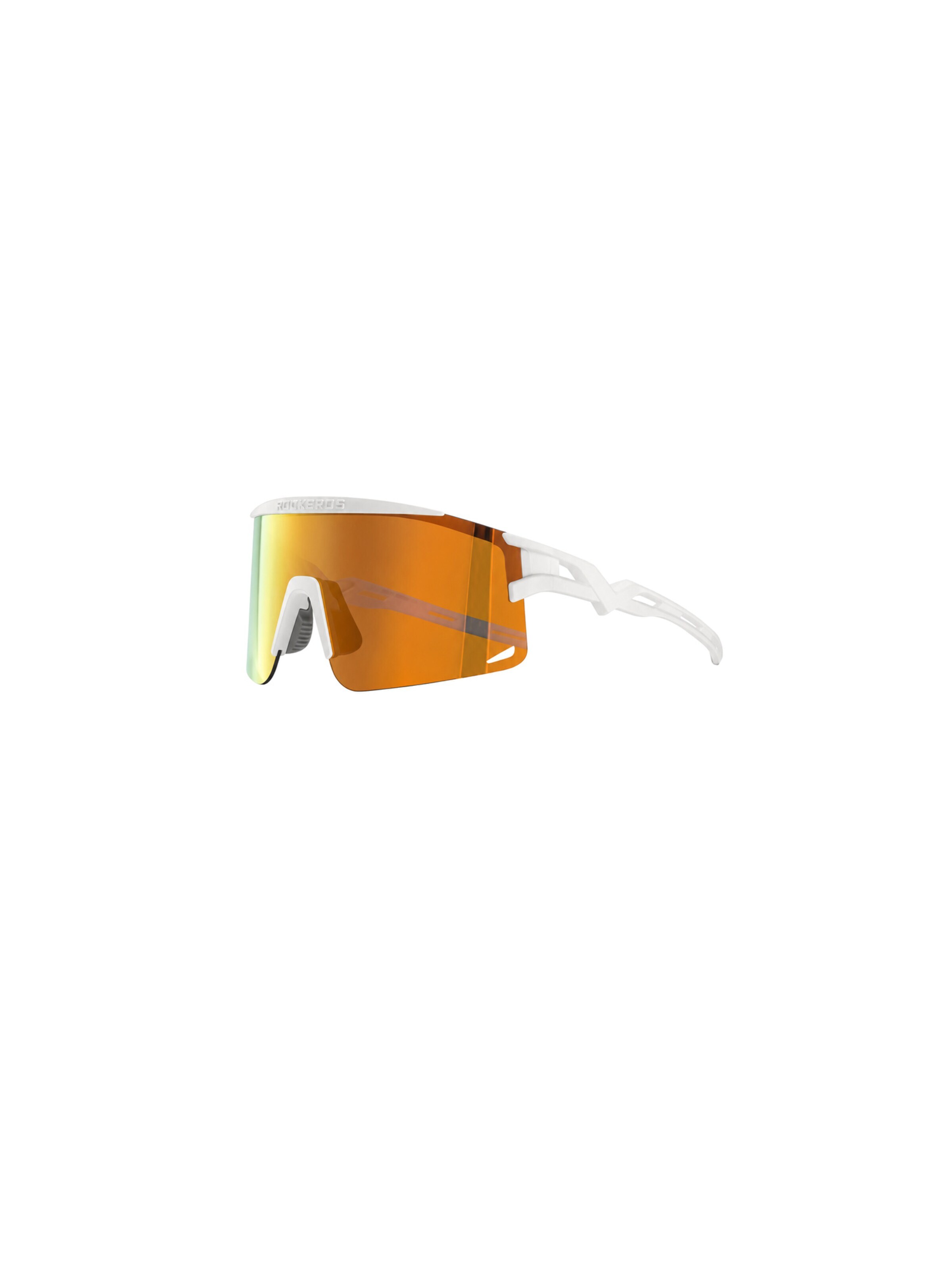 ROCKBROS Sports Glasses 'Fahrradbrille HD Kontrast' in White: front