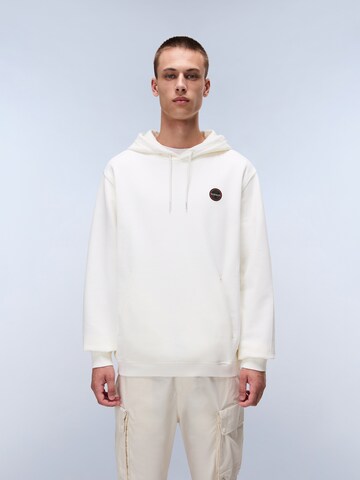 NAPAPIJRI Tréning póló 'B-Badge H' - fehér: elől