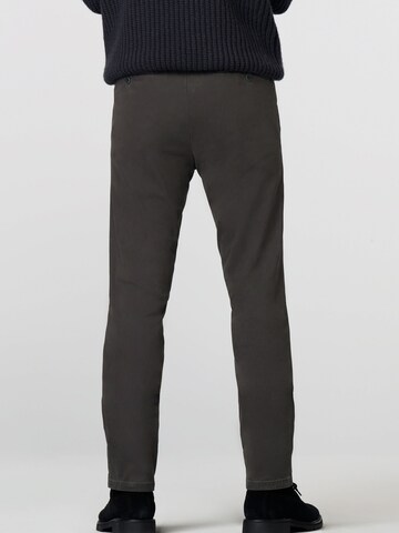 MEYER Slim fit Chino trousers 'Bonn' in Grey