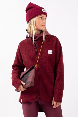 Veste en polaire fonctionnelle Eivy en rouge : devant