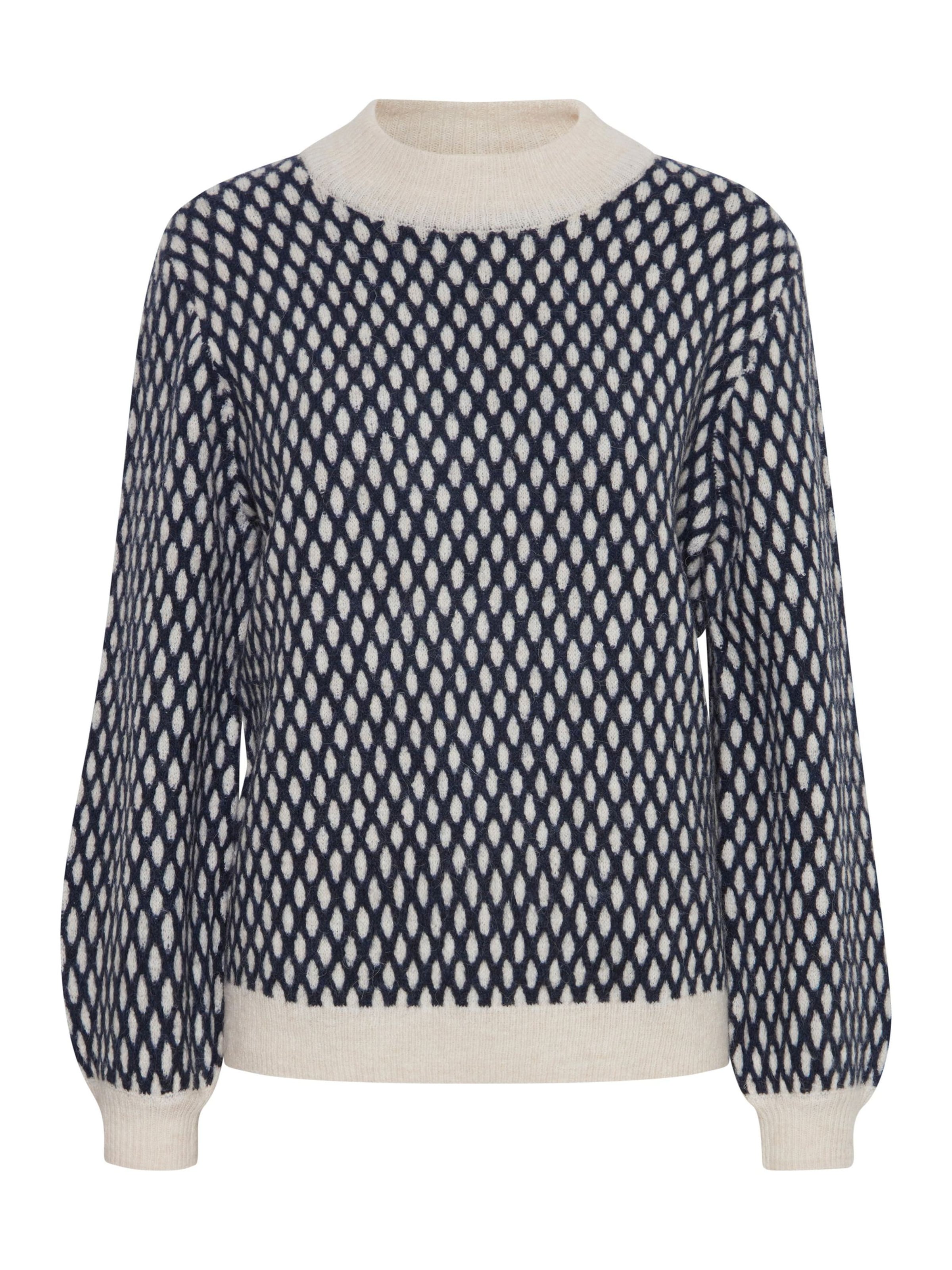 ICHI Pullover 'Kamara' i sort: forside