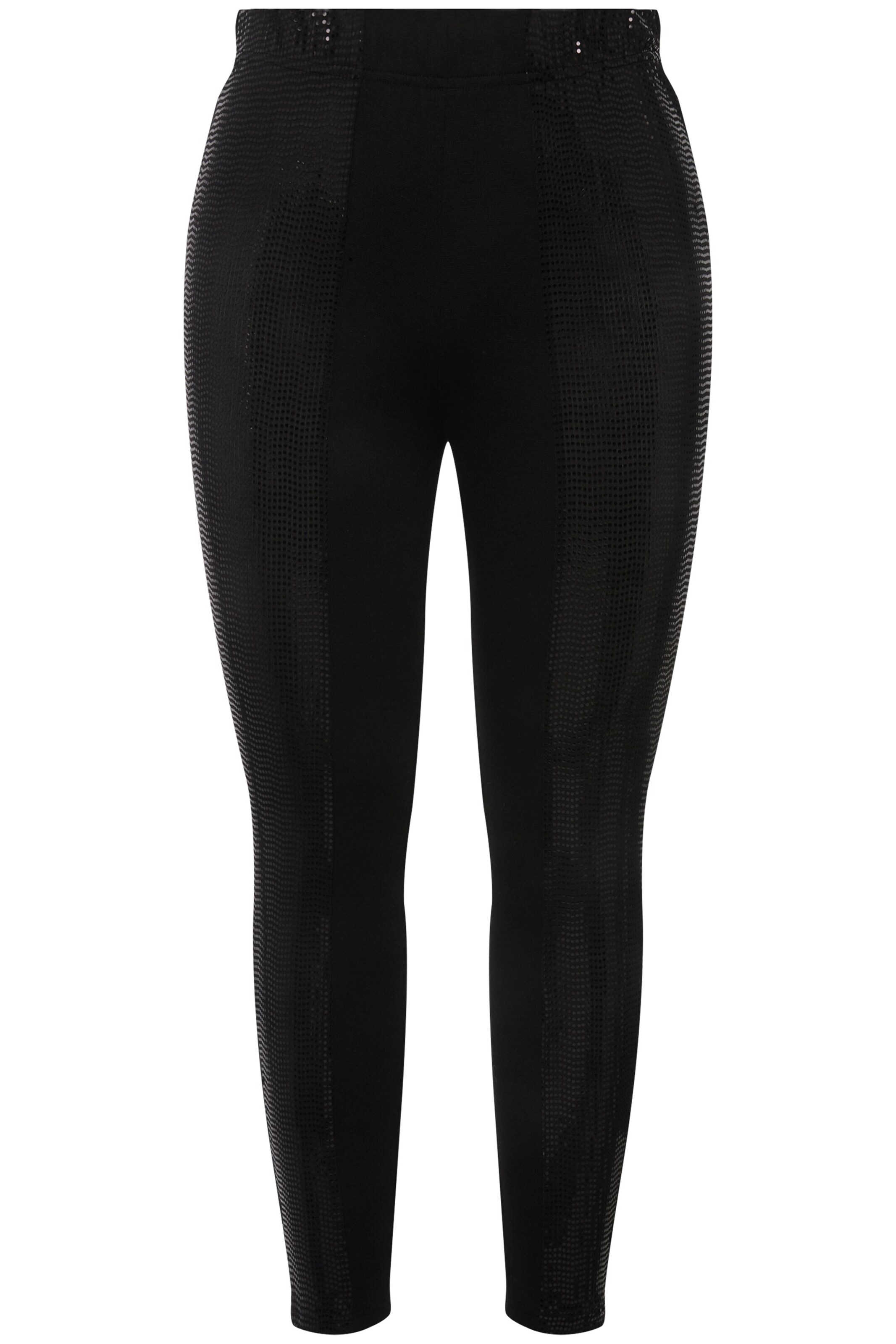 Studio Untold Slimfit Hose in Schwarz: Vorderseite