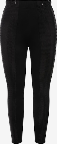 Studio Untold Slim fit Pants in Black: front