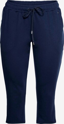SHEEGO Regular Workout Pants in Blue: front