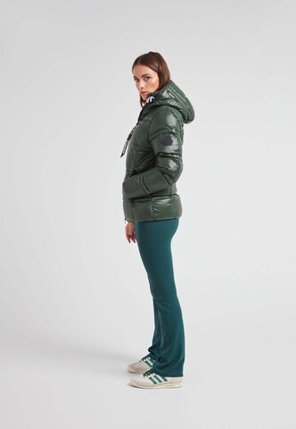 JACK1T Outdoorjas ' R4D Tramline Puffer Racer Lux ' in Groen