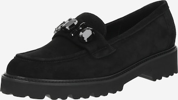 GABORSlip On cipele - crna boja: prednji dio