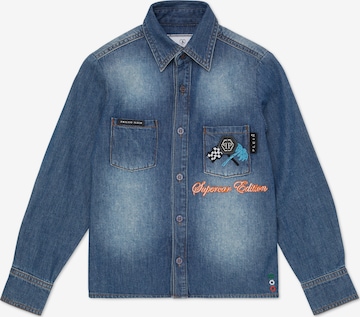 Giacca di mezza stagione 'Racing' di Philipp Plein in blu: frontale