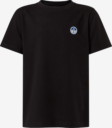North Sails T-Shirt in Schwarz: Vorderseite