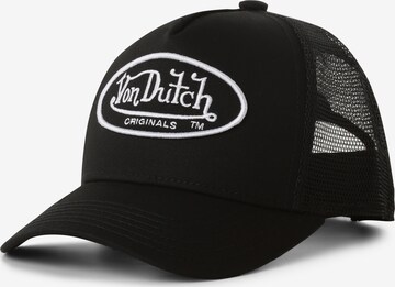 Von Dutch Cap ' Boston ' in Black: front