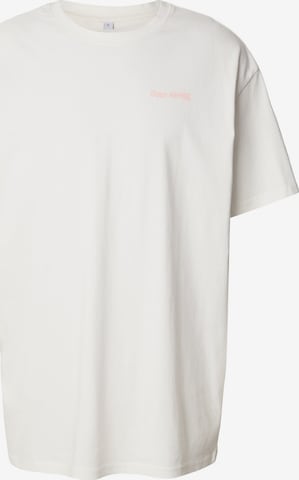 Just Rhyse - Camisa 'WavyPalms' em branco: frente