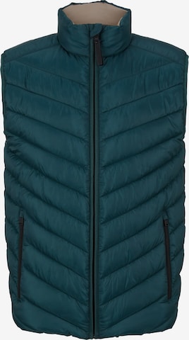 TOM TAILOR Bodywarmer in Groen: voorkant