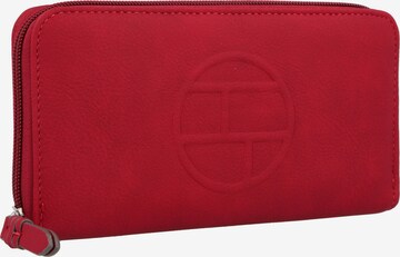 TOM TAILOR Wallet 'Rosabel' in Red