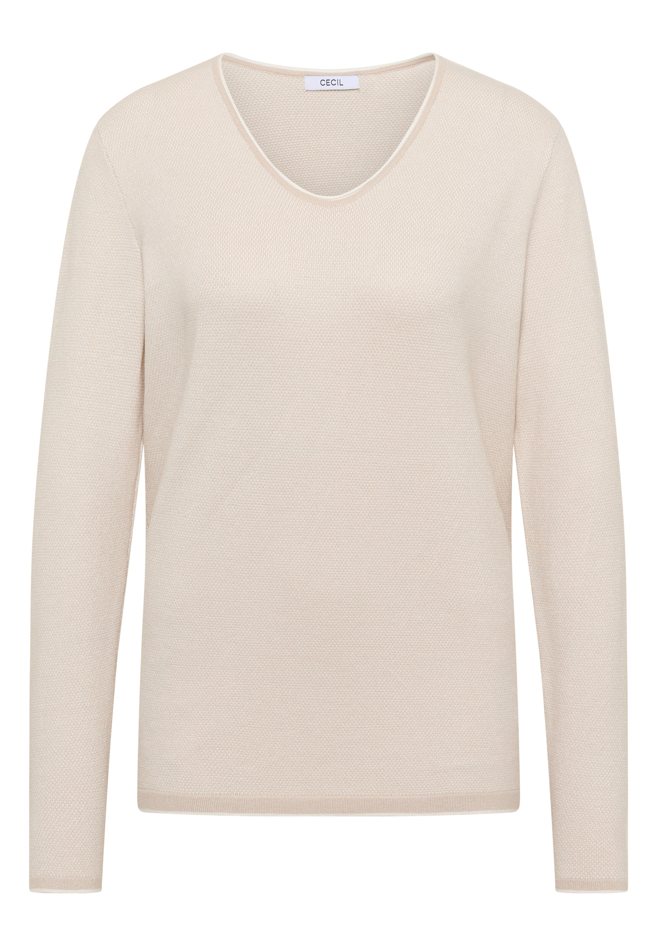 CECIL Pullover in Beige: Vorderseite