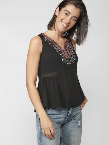 KOROSHI - Blusa en negro