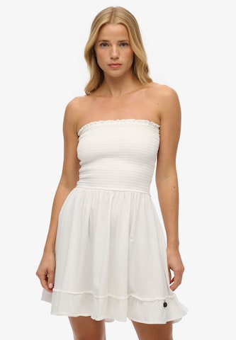Superdry Zomerjurk in Wit: voorkant