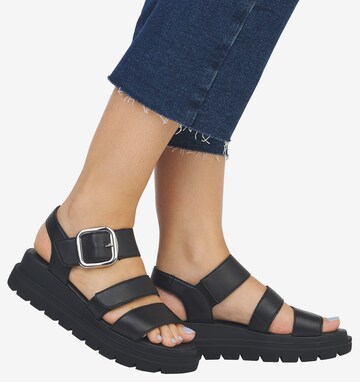 Rieker EVOLUTION Sandals in Black: front