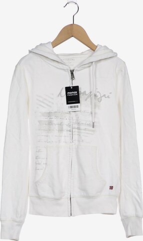 NAPAPIJRI Sweatshirt & Zip-Up Hoodie in XS in White: front